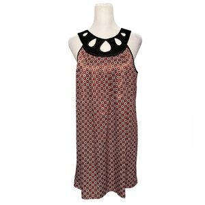 To The Max Burgundy Keyhole Cutouts Silky Mini Dress Size Small